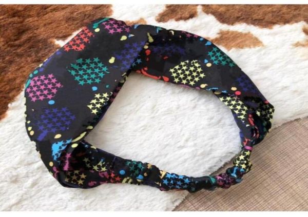 

fashion silk elastic mens headband women headbands sports hair hoop head scarf letter style bands retro turban gifts36207972483111, Silver