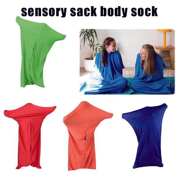 

intelligence toys body sensory sock elastic stretchable full seamless autism bag for kids adults anxiety party interact 230711
