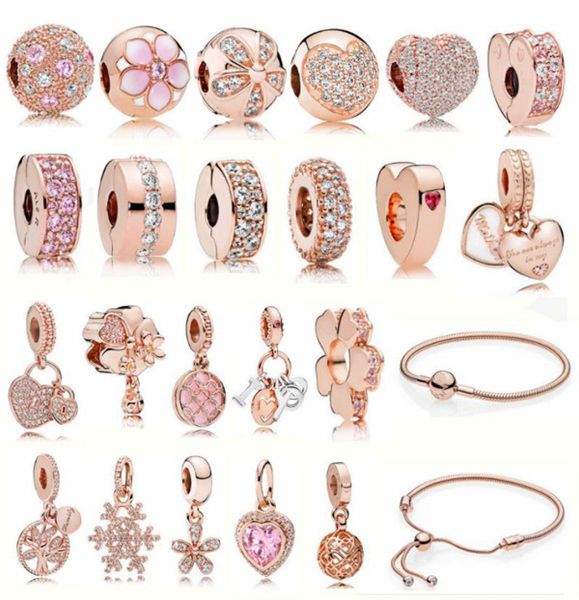 

rose gold dream catcher pendant s925 sterling silver fixed clip buckle glazed beads pandora loose bead5896877, Black