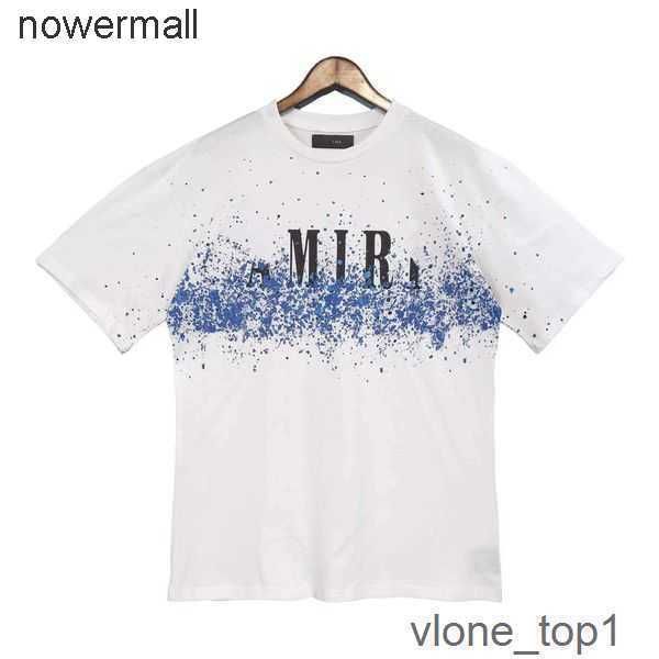 

printed hop fashion summer flowing color letter tee amirly short sleeve men and women's versatile hip high street loose t-shirt 2am iri, White;black