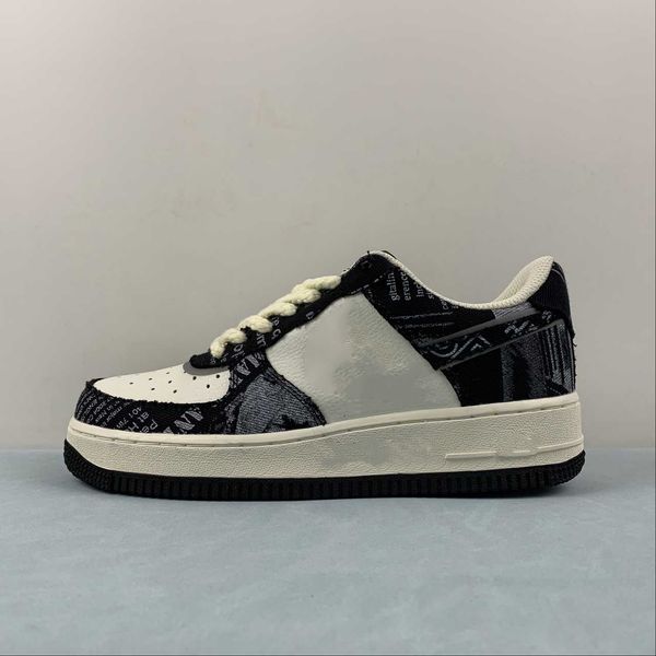 

basketball designer shoes af 1 beige black casual lifestyle shoes with original box