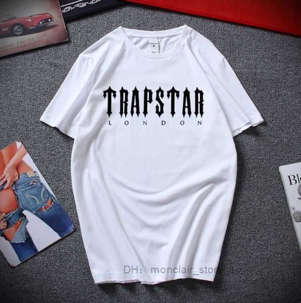

2022 trapstar t shirt designer men women hip hop new print summer fashion black sportswear brand sweatshirt clothing polo plam 4 zy40, White;black