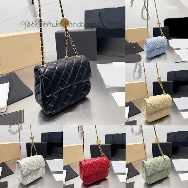 

chaanel grid classic designer bags women adjustable gold ball chain cross body shoulder purse phone bag chain bag crossbody bag 230420