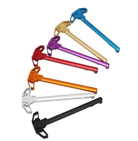 

5 color aircraft aluminum tactical 223 ar15 charging handle pulling handles turning tool m4 ar15 metal hunting accessories9612922