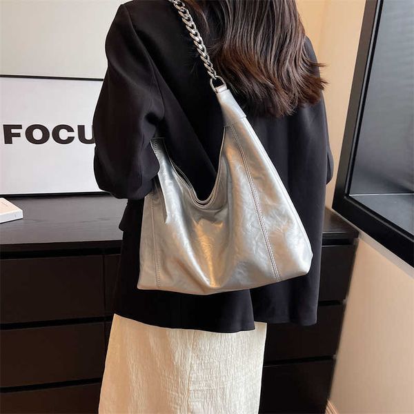 

small pack women's summer new high capacity chain tote bag student commuter shoulder bag