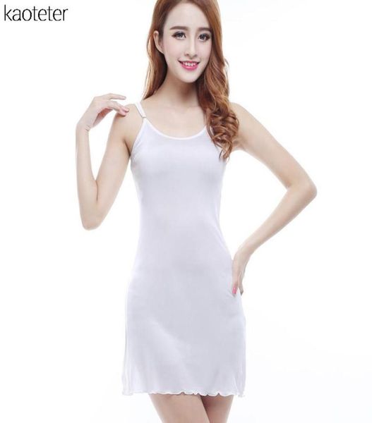 

whole100 pure silk women full slips black underskirt underdress soft underwear strap solid inner petticoat slip woman m8586367, Black;red