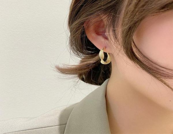 

hoop huggie timeonly charming ed yellow white enamel earrings for women gold color metal rope minimalist jewelry4189750, Golden;silver