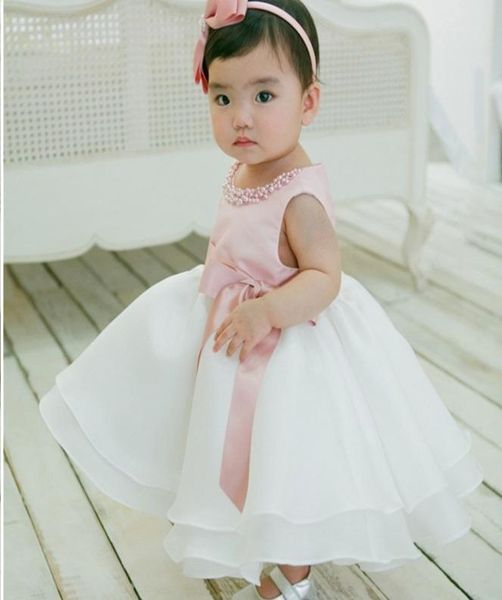 

newborn baby girl 1st birthday outfits little bridresmaid wedding gown kids frock designs girls christmas dress baby tutu dress dk7600042, White;black