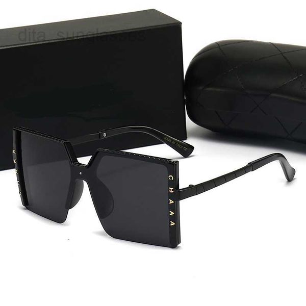 

designer sunglasses large box square for women and men fashion model special uv 400 protection letter big leg double beam frame outdoor bran, White;black