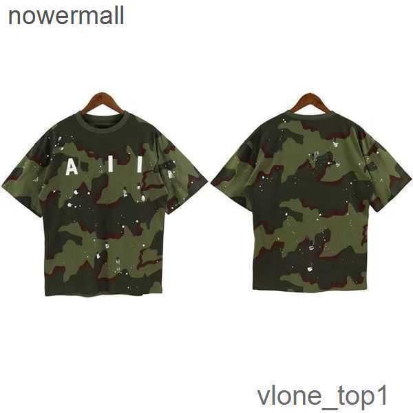 

colorful amirly mens ink t-shirts 24 slogan colors for graffiti men short splash sleeve leather alphabet print embroidery fog high 2am iri p, White;black