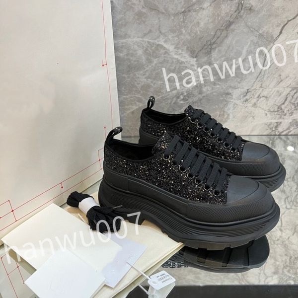 

luxury casual men women designer sneakers vintage shoes fashion designers chaussures ladies reflective trim sneaker xsd230416, Black