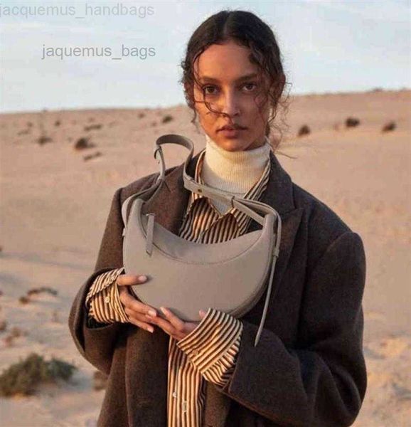 

pure original french niche polene number ten cowhide half moon bag armpit single shoulder diagonal span309q7958088