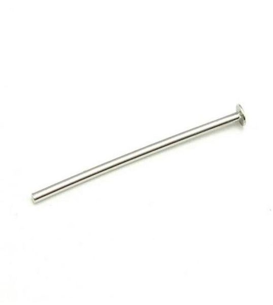 

20pcslot 925 sterling silver pins needles findings components for diy craft jewelry gift wp0811500421