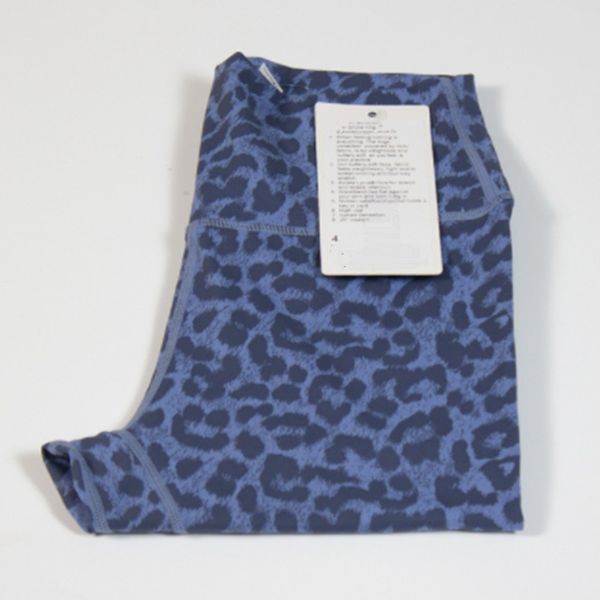 

ll women's pants lulul leopard print spotted tight yoga pants for fitness jogging training women's high waisted cropped pants yoga