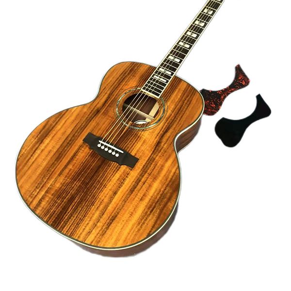 

2023 43 inch j200 full acacia ebony fingerboard acoustic guitar