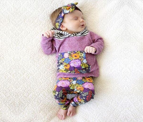 

letter 318months baby clothing sets fashion baby girl boy clothes set cotton long sleeve hooded pants newborn clothes suit2683514, White