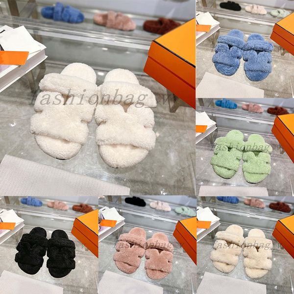 

designer women chypre sandals home outdoor slippers soft furry sandals warm slippers home indoor sandal lazy walking slide, Black