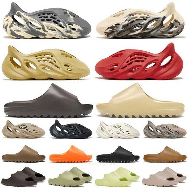 

2023 adilette 22 slides bone core foam runner slippers desent sand earth brown enflame orange glow green ochre pure resin soot onyx black gr