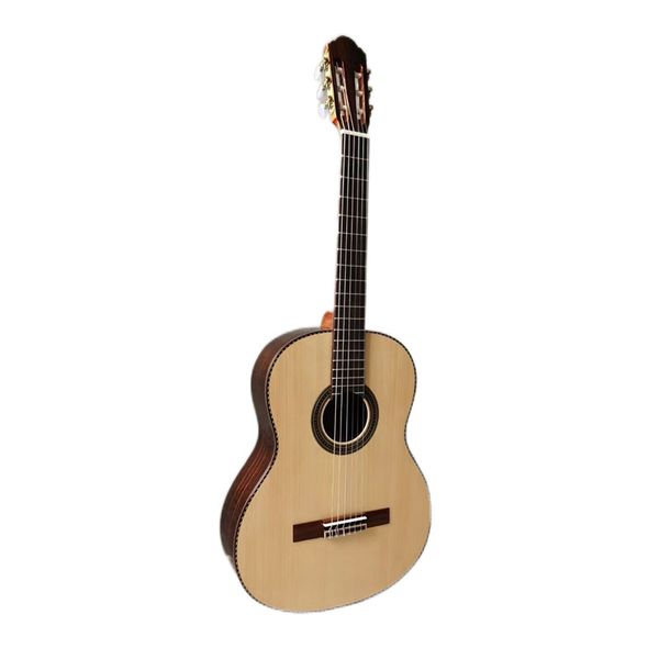 

39 inches solid spruce classical guitar rosewood body