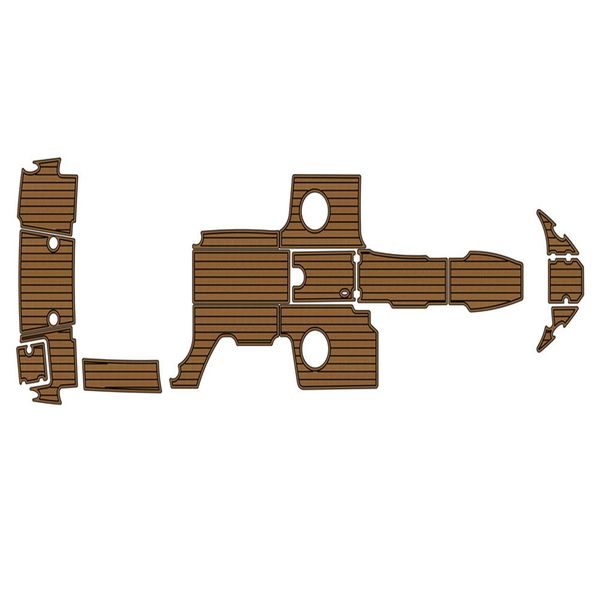 

2020 chaparral 277 ssx swim platform cockpit boat eva foam faux teak floor pad self backing ahesive seadek gatorstep style floor