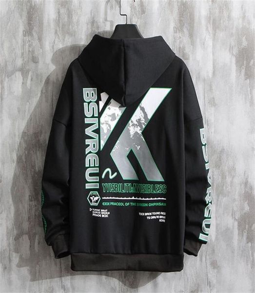 

spring 2020 new korean trend sweater hooded fashion embroidery men039s longsleeved tshirt hooded sweater men039s hoodie5176472, Black