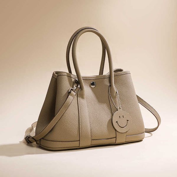 

garden party bags designer genuine leather bag togo soft cowhide handheld crossbody women's 2023 large capacity mother and child commut