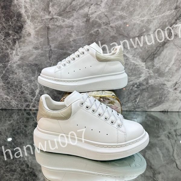 

2023 new sneakers designer casual shoes men shoes white calfskin flat classic fashion breathable trainer sneaker size 35-46 xsd230414, Black
