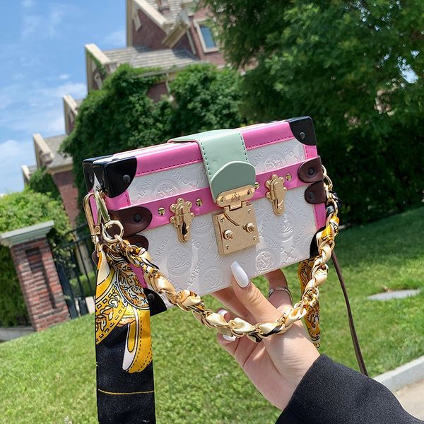 

evening bags small box handbags for women scarves fashion shoulder bag woman leather party luxury female crossbody 230711