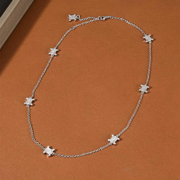 

fashion new triumph arch recommended necklace silver pendant summer versatile chain girl