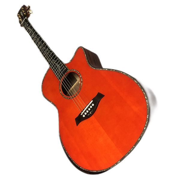 

2023 41 "solid wood profile black finger ps14 series acoustic guitar