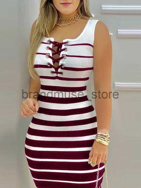 

basic casual dresses 2022 womens ladies beach style stripe sleeveless empire waistline sashes sundress summer holiday strappy long maxi dres, Black;gray