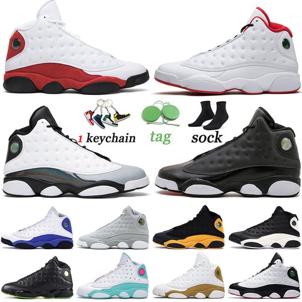 

2023 fashion 13s og basketball shoes jumpman 13 mens women playoffs obsidian gold glitter red flint playground soar green phantom trainers s