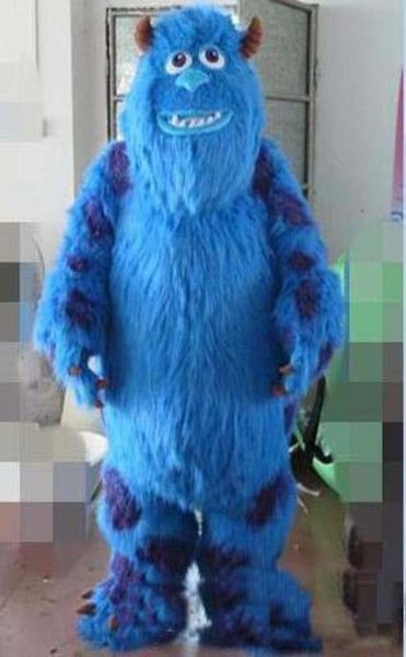 

2019 blue monster cartoon character mascot costume for adult5780178, Red;yellow