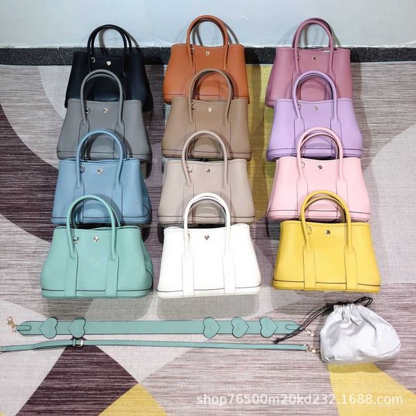 

garden party bags designer 2023 new women's mother bag garden bucket heart-shaped double shoulder with candy color large capacityklbc