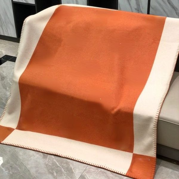 

800g/1400g/1500g designer blanket luxury h blanket cashmere plaid crochet soft wool portable scarf shawl warm knitted throw blanket gift for
