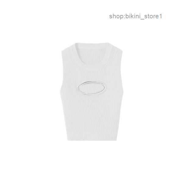 

diesel vest designer womens denim sleeveless vests summer streetwear fashion clothing hollow metal sheet 4 tzjp, White