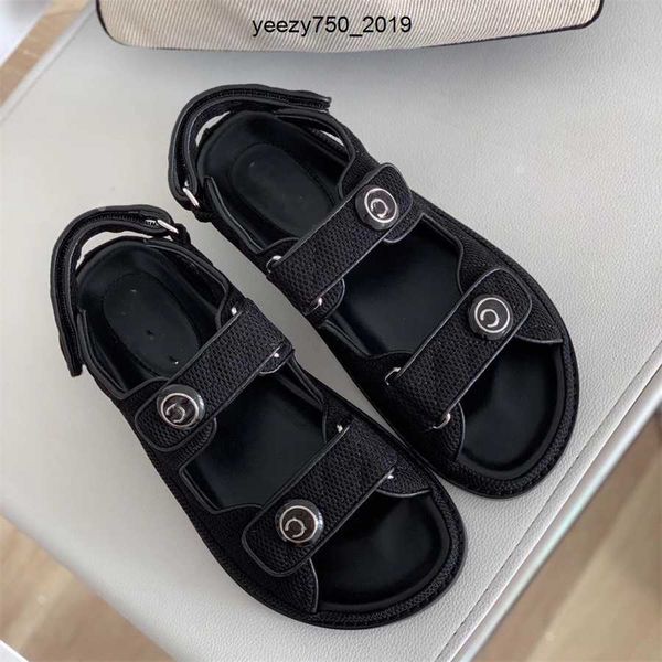 

sandal summer slippers channel luxury beach shoe ccity footwear leather style designer women outdoor shoes sandals slides ajhx