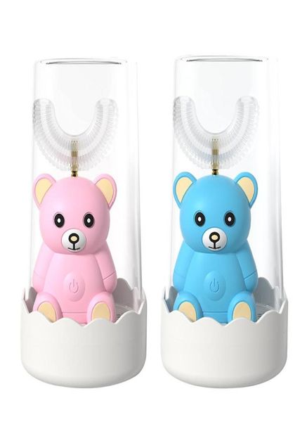 

smart 360 degrees electric toothbrush kids silicon automatic ultra teeth tooth brush cartoon pattern children j039321t5134335