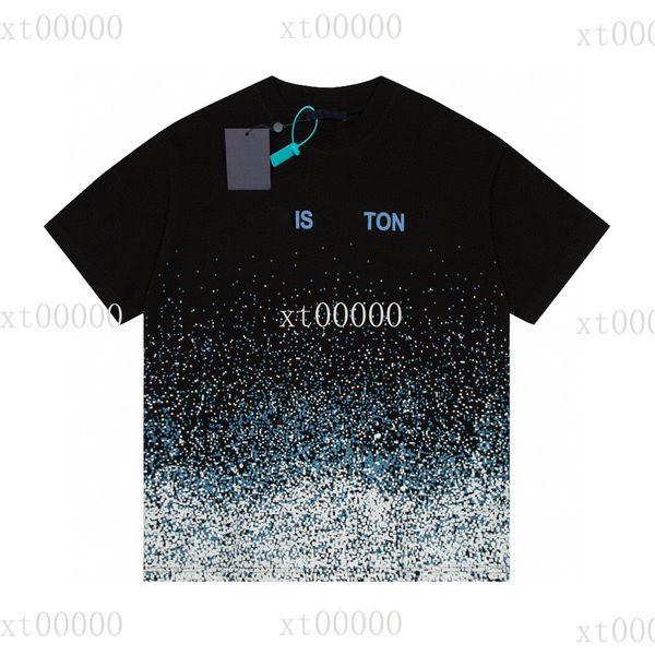 

23ss designer letter printed t shirts tee sweatshirt fashion high street short sleeves summer casual t-shirt breathable men women crew neck, Black;brown