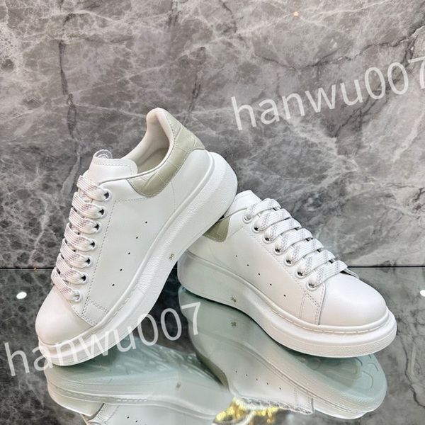 

2023 sneakers designer casual shoes men shoes white calfskin flat classic fashion breathable trainer sneaker size 35-46 xsd230414, Black