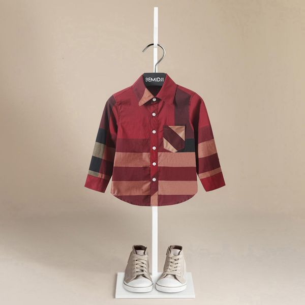 

kids shirts spring thin baby boys long sleeve striped print tees casual blouse clothing 230711, White;black