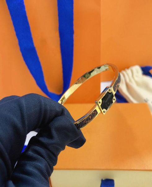 

fashion bangle metal feeling love bracelet the jewel girl set diamond a couple039s gift designer jewelry of line quality ti4613195357, Black