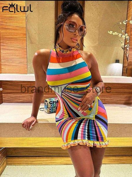 

basic casual dresses fqlwl party clothes dresses for women 2022 sleeveless o neck dress women club stripe mini party casual red dresses fema, Black;gray
