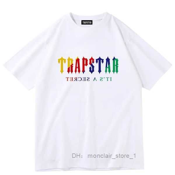 

designer new letter driving dogs print tee women's 2023ss trendy loose trapstar brand high street short sleeve asia size s-3xl essenta, White;black
