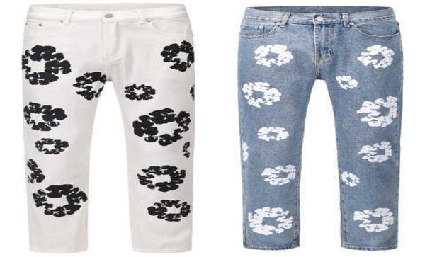 

high street ins same cotton daisy jeans straight slim loose jeans8472033, Blue