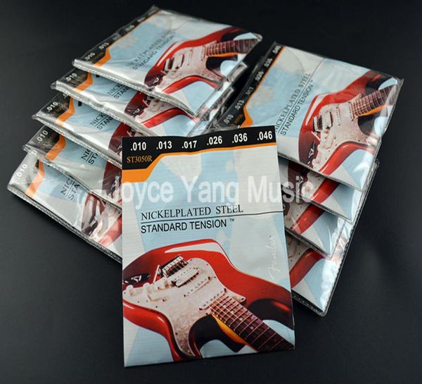 

10 sets of st3050r010046nickel plated steel strings electric guitar strings 1st6th strings wholes3172244