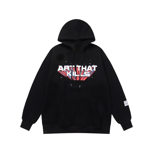 

2023 designer mens hoodie designer hoodies pullover hooded letter long sleeve hoody loose casual woman clothing print crewneck size s-xl.sc0, Black