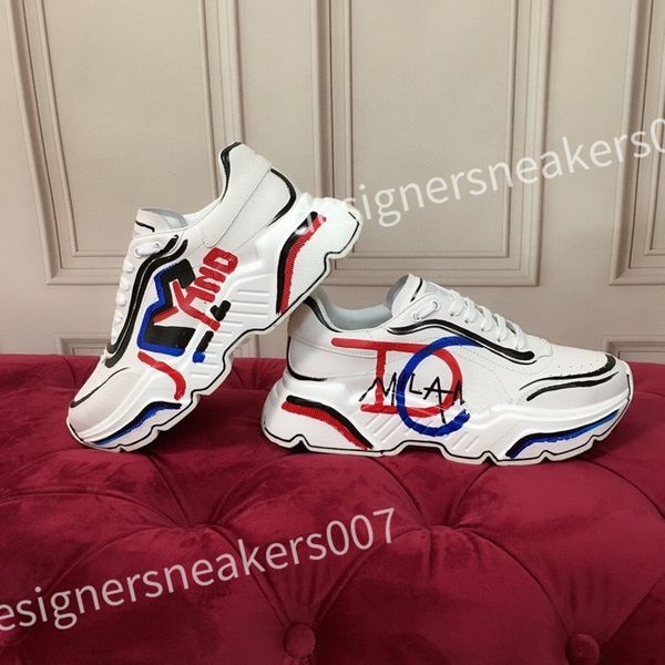

2023 new luxury designer sneakers plate-forme shoes pop color matching running shoes thick sole trend light fashion cool casual lace-up dad, Black