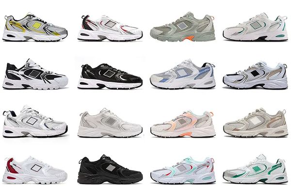 

2023 men women casual shoes fashion 530 boot trainers blackmetallic ivory blue white silver moonbeam sea salt m530 platform designer athleti