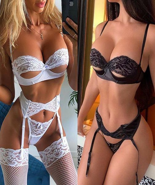 

erotic lengerie womens lingerie underwear sleepwear womens gstring push up bra lace babydoll nightwear lengerie6067051, Black
